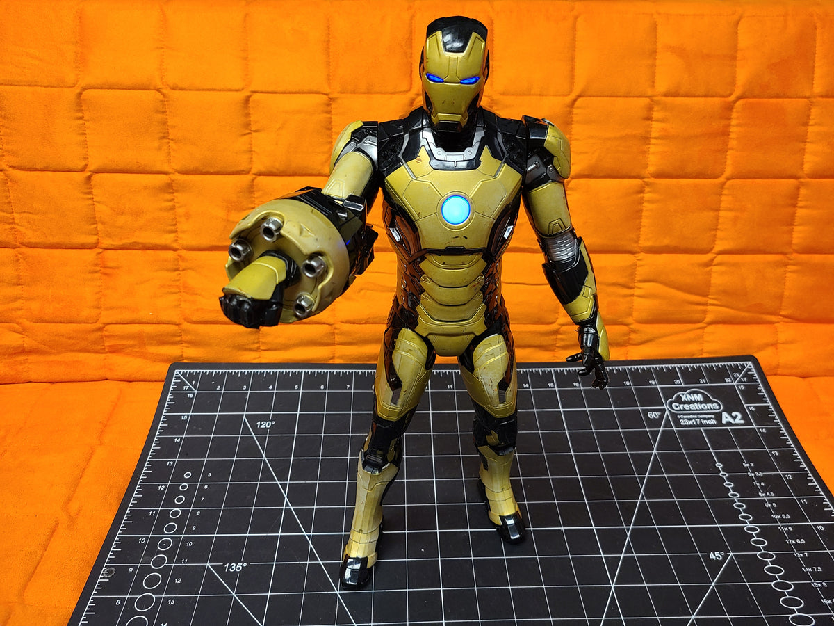 Black and gold iron man clearance action figure