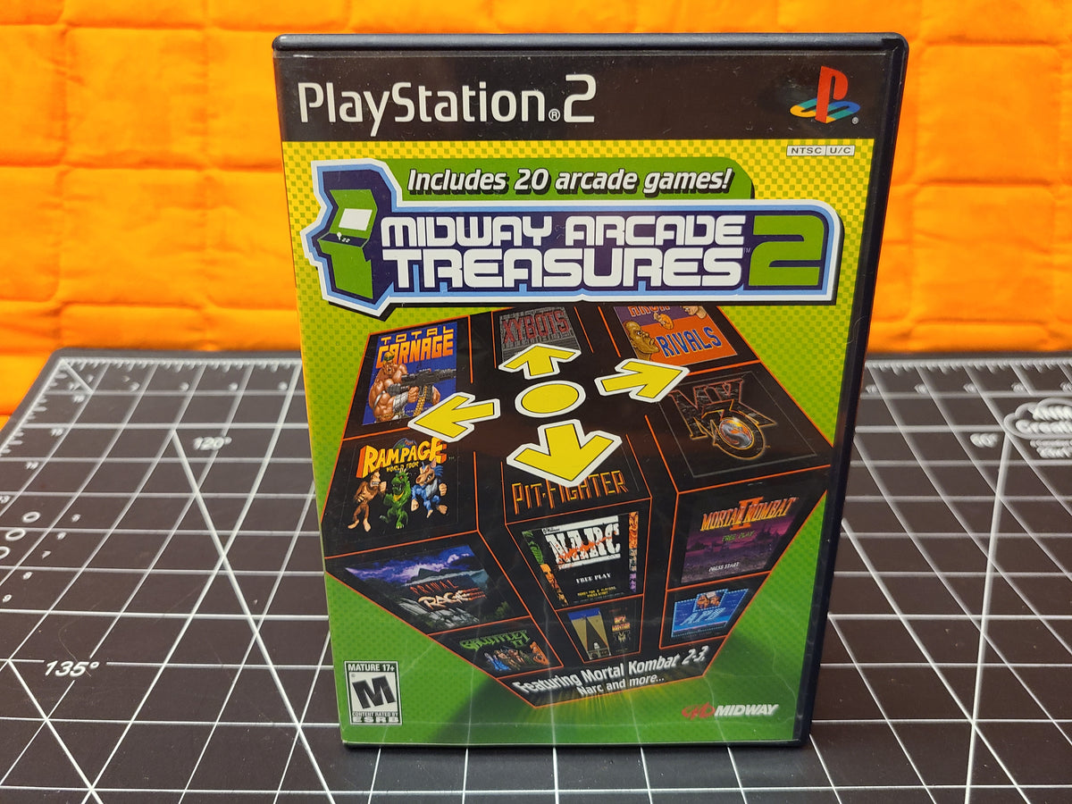 PS2 Midway Arcade Treasures 2 Sony PlayStation 2, 2004 – Toy 