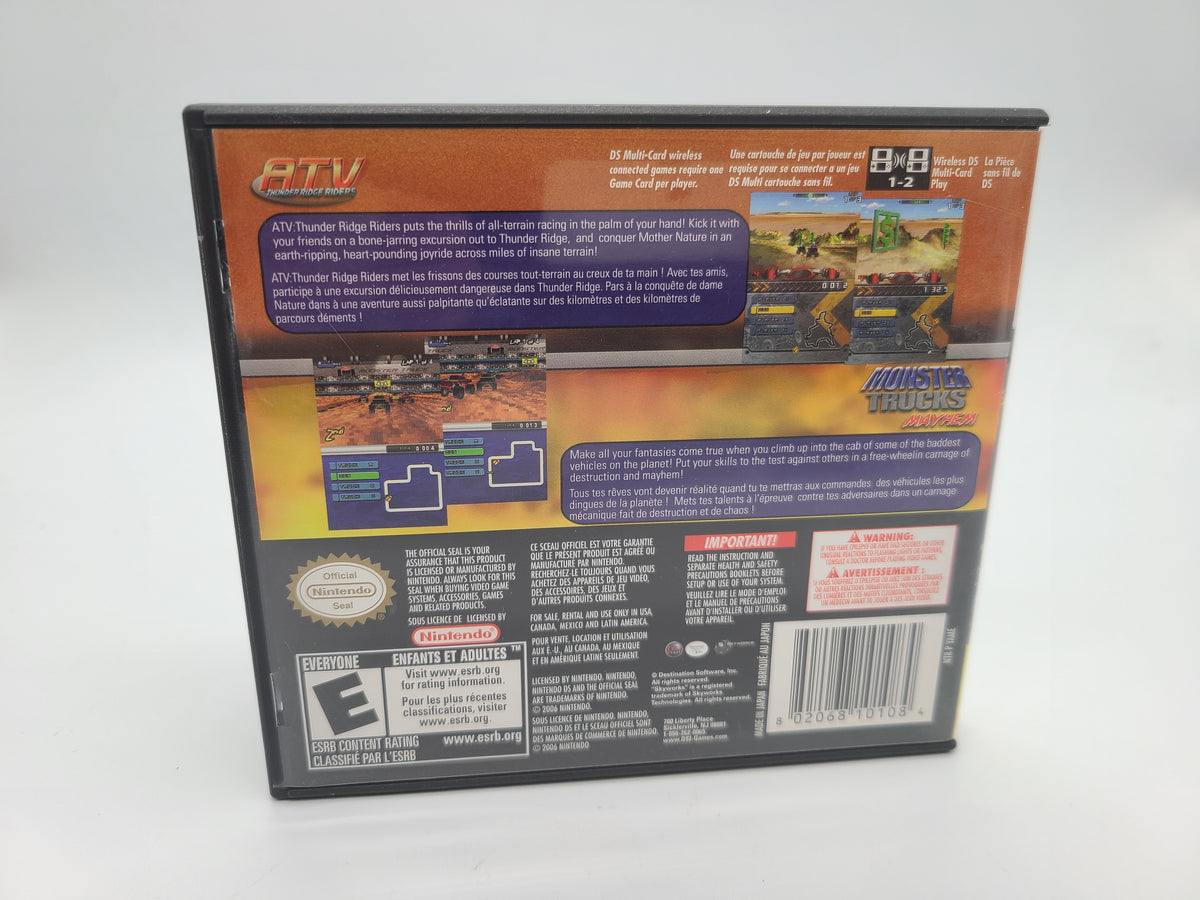 ATV: Thunder Ridge Riders/Monster Trucks Mayhem (Nintendo DS