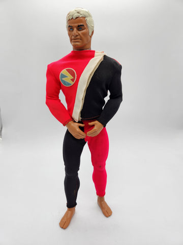 Vintage 1976 Pulsar The Ultimate Man of Adventure 13" Action Figure Doll Mattel.