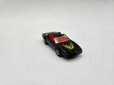 HOT WHEELS THE HOT ONES 1982 BLACK PONTIAC FIREBIRD T-TOP.