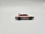 MATTEL HOT WHEELS 1/64 SCALE DIE-CAST 1980 WHITE CHEVROLET CITATION X-11.