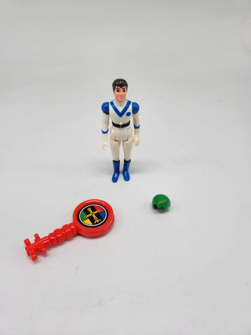 VOLTRON LANCE Figure Panosh Place 1984 Blue Lion Pilot w Key Helmet.