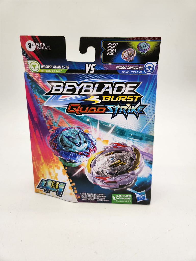 Beyblade Burst QuadStrike Fierce Achilles A8 Single Pack