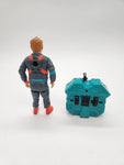 The Real Ghostbusters Power Pack Ray Stantz Vintage Grabbin Grappler Kenner 1984.