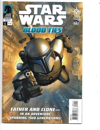 Star Wars: Blood Ties #1 Dark Horse Comics, 2010 Jango/Boba Fett NM UNREAD.