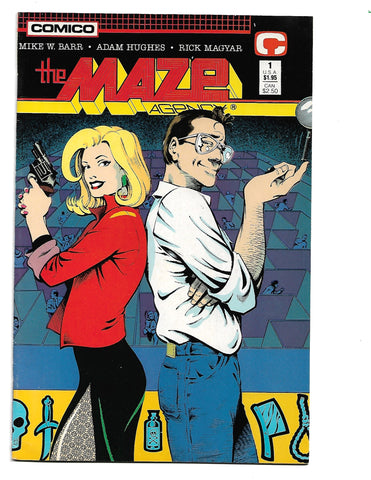 Maze Agency #1 COMICO 1988 Adam Huges.