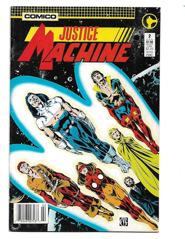 Justice Machine 2 Comico 1987.