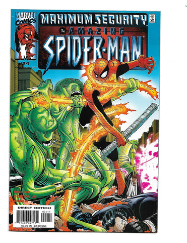 Amazing Spider-Man #24 Marvel Comic 2000 Maximum Security Tie-in (08/09)