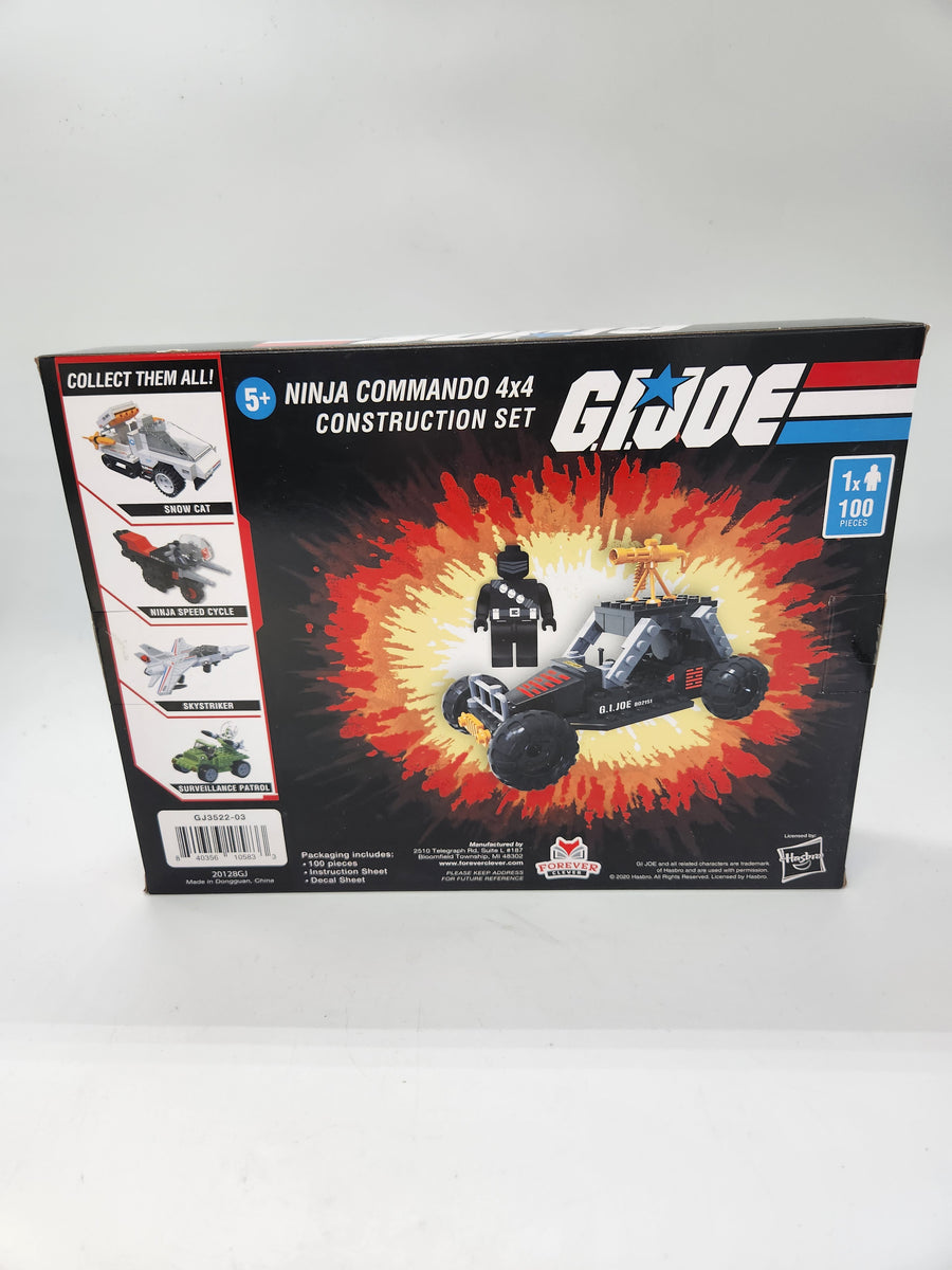 GI Joe Ninja Commando 4X4 Construction Set (100 Pieces) – Toy Heaven