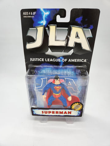 DC JLA Justice League of America Superman w/ Stand 5” Figure 1998.