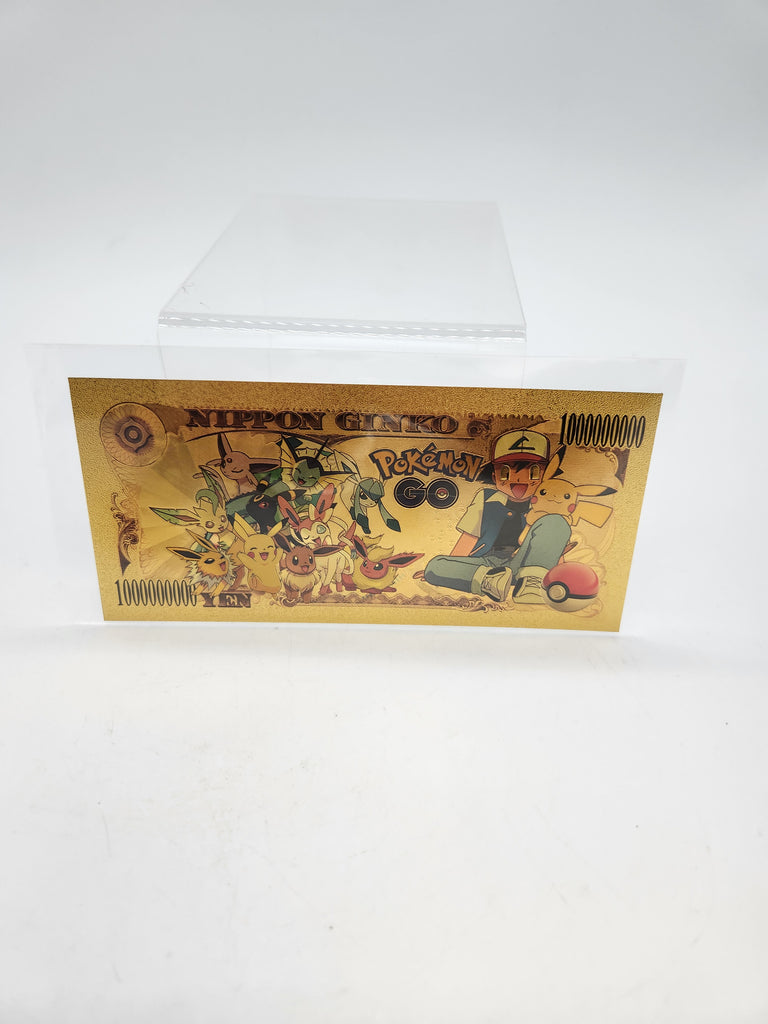 Pokemon 24K Plated Gold Foil Note Bill Yen Money Novelty. – Toy Heaven