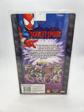 2001 Marvel Spider-Man Toy Biz Scarlet Spider Action Figure Web of Spider-man NIB.