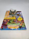 Sword-Slicin' Leonardo Wacky Action TMNT 1990 Playmates Figure.