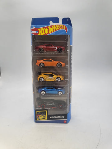 Hotwheels NightBurnerz 5 pack.