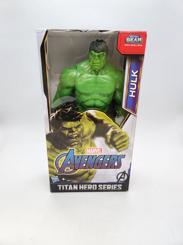 Marvel Avengers Hulk Titan Hero Series Deluxe Blast Gear Hulk 12" Figure.