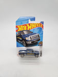 HOT WHEELS 2009 Ford F-150 Blue Pickup Truck Goodyear HW Metro 2022 1:64 Diecas HCT48.