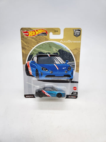 Hot Wheels Premium 2022 Car Culture "Auto Strasse" Alpine A110 1:64 Diecast Car.