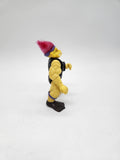 Vtg Stone Protectors ZINK original action figure pink hair yellow troll Zinc.