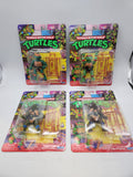 Set of 4 TMNT Teenage Mutant Ninja Turtles Retro Classic Turtles Playmates 2022.