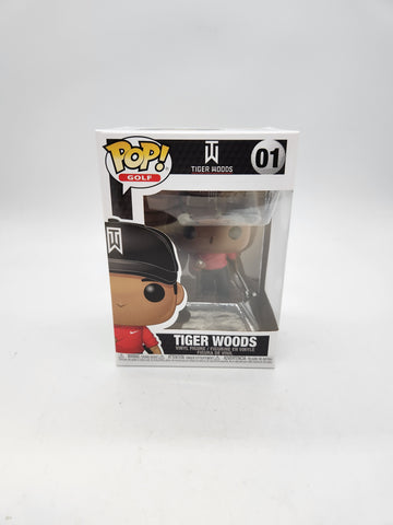 Funko Pop! Tiger Woods #01, Red Shirt.