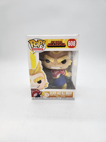 Funko Pop! Vinyl: My Hero Academia Silver Age All Might #608.