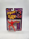 Marvel Comics Spider-Man Red Wall Crawler Action Figure Toy Biz 1997.