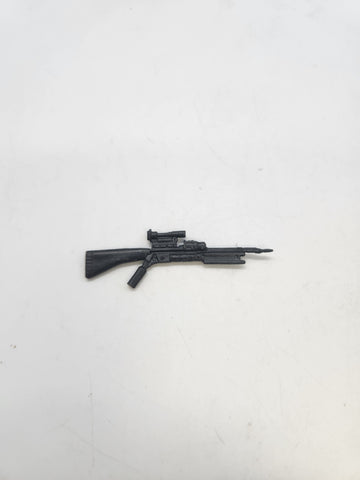 Vintage GI Joe 1986 Zandar Rifle Gun Weapon Accessory.