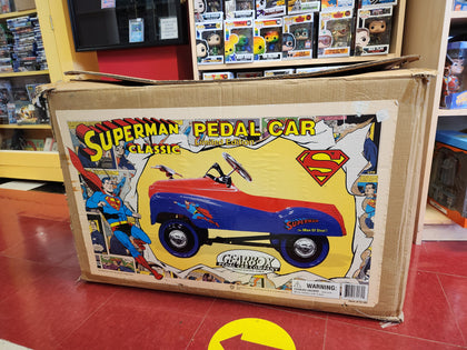 Limited Edition Superman Metal Pedal Car by Gearbox.