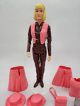 Marx Johnny West RARE Canadian Maroon Jane West Pink & Silver.