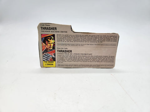 GI Joe Dreadnok Thrasher Vintage Figure Thunder Machine Accessory Part 1986.