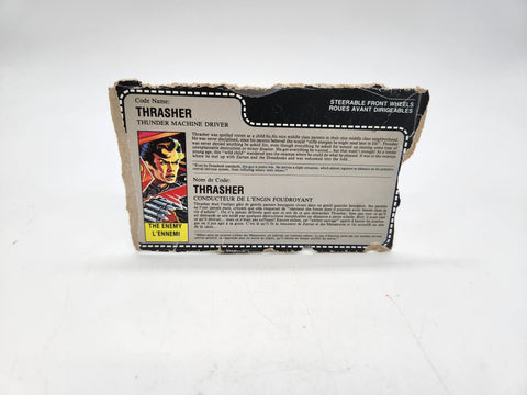 GI Joe Dreadnok Thrasher Vintage Figure Thunder Machine Accessory Part 1986.