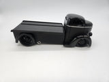 Jada 97687 Just Trucks 1947 Ford COE Flatbed 1/24 With Extra Wheels Black.