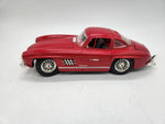 1954 Mercedes Benz Burago 300SL 1:18 Diecast red.