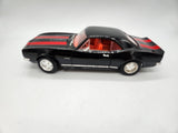 Road Signature 1967 Chevy Camaro Z/28 1:18 Scale Diecast Model Car Black 92188.