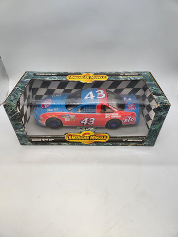 72' American Muscle ERTL 25th Anniversary 1/18 Richard Petty STP Pontiac #43.