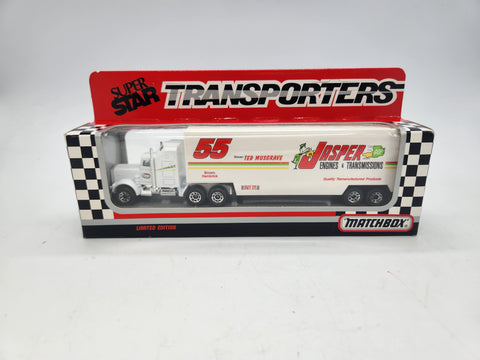 Ted Musgrave #55 Jasper  Race Team 1992 Matchbox SuperStar Transporters Car Hauler Nascar 1:87 Style CY 104.