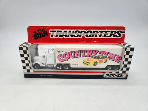 Bobby Hamilton #68 Race Team 1992 Matchbox SuperStar Transporters Car Hauler Nascar 1:87 Style CY 104.