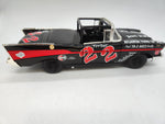 Ertl American Muscle Black '57 Chevy Bel Air Fireball Roberts 1:18 Scale.