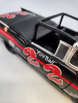 Ertl American Muscle Black '57 Chevy Bel Air Fireball Roberts 1:18 Scale.