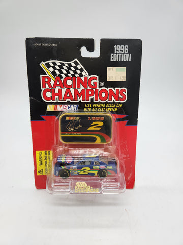 Racing Champions 1996 NASCAR Die Cast 1/64 RICKY CRAVEN #2 Car w/ DieCast Emblem.