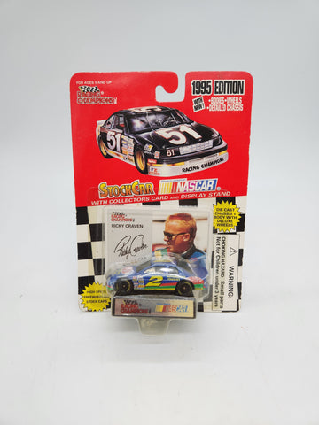 Racing Champions Ricky Craven #2 1995 Edition NASCAR 1:64 Stock Car.