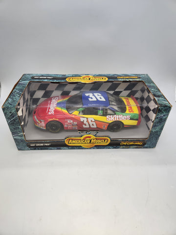 1/18 PONTIAC #36 SKITTLES/DERRIKE COPE GRAND PRIX DIECAST RACE CAR NIB 1997.