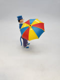 Vintage Kenner 1984 DC Super Powers Action Figure Penguin With Umbrella & coat tails.