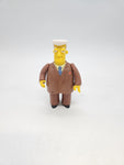 The Simpsons World of Springfield Kent Brockman 5" Action Figure Playmates 2000.