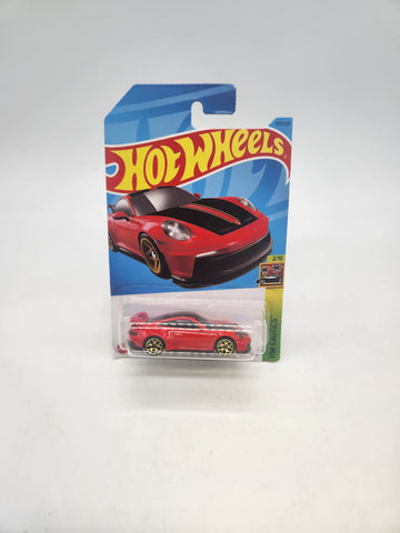 Hot Wheels Porsche 911 GT3 Red #177 - 2023 HW Exotics HKH97.