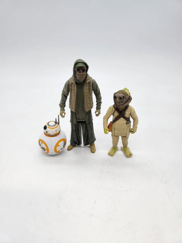 STAR WARS E7 Bb8 Unkars Thug Jakku Scavenger Figures.