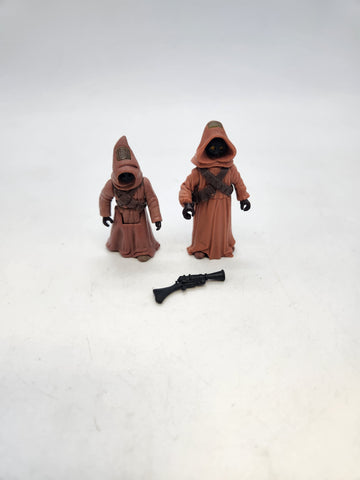 1996 Hasbro Star Wars Power Of The Force Jawas Action Figure 2 Pack.