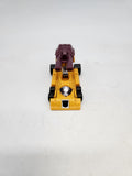 VTG TRANSFORMERS 1985 G1 Stunticons Menasor Drag Strip Yellow Race Car.