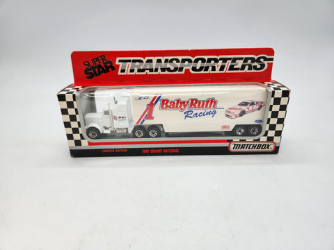 1992 Matchbox Super Star Transporters Baby Ruth Racing #1 1/64.